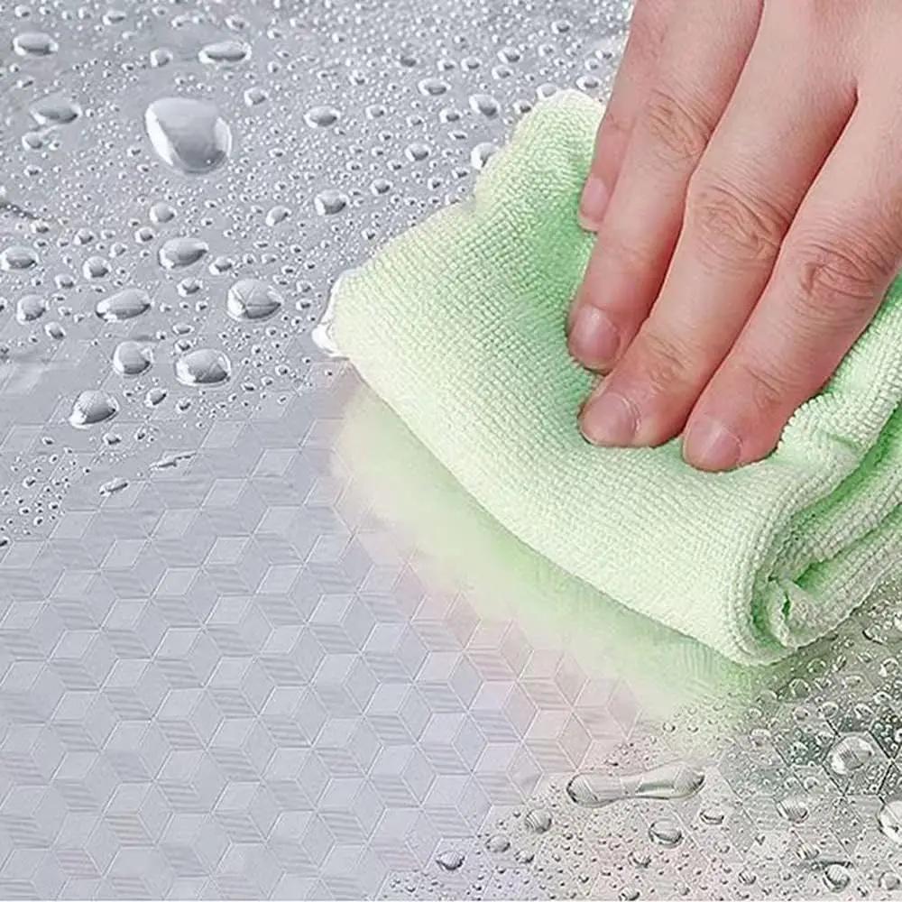 10M 5M 1M Kitchen Stove Splash Guard Sticker Self Adhesive Waterproof Aluminum Foil Wallpaper Oil Resistant