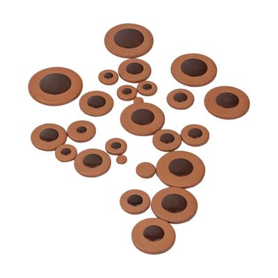 25pcs/Lots Alto Saxophone Pads Cushion for Saxophonist (Orange)