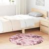 VidaXL Shaggy Rug with Long Pile Powder Pink 100x100 Cm Polyester, Rug, Bedroom Rug, Modern Rug, Living Room Rug, 4102897