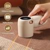 Rechargeable Fabric Shaver,Electric Lint Remover with Digital Display,3-Speeds Sweater Shaver for Clothes and Furniture (Beige)