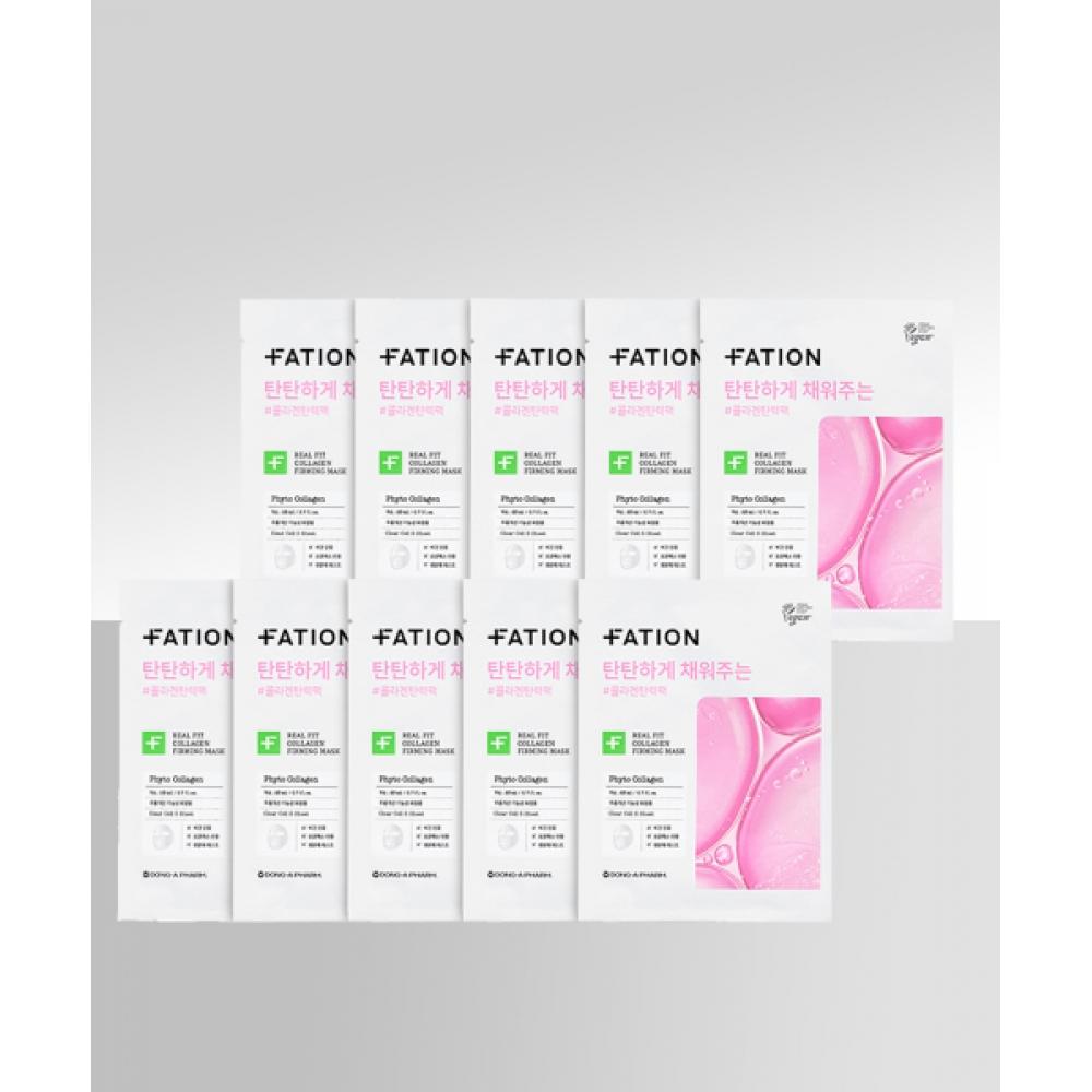 Fation Real Fit Collagen Firming Mask 10 Sheets none