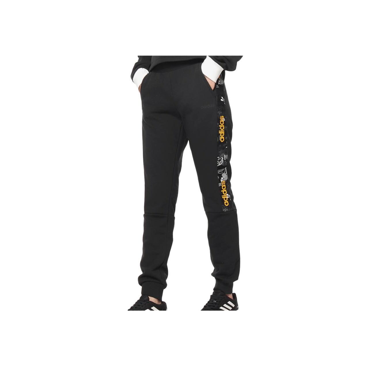 Adidas Neo W Artist Tp Casual Wear Resistant Breathable Knitted Sports Pants Women Pants Black DW7806 XXL