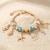 Bracciale Corona di Fiori Estiva da Spiaggia per Donna con Accenti di Conchiglie per la Vacanza
