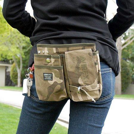 AVIREX Men's Shoulder & Waist Bag, avx342 (Size 4. Sand/#27)