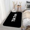 T-TikToks Logo Entrance Door Mat Nordic Style Bedroom Living Room Doormat Home Balcony Anti-Slip Modern Home Decor