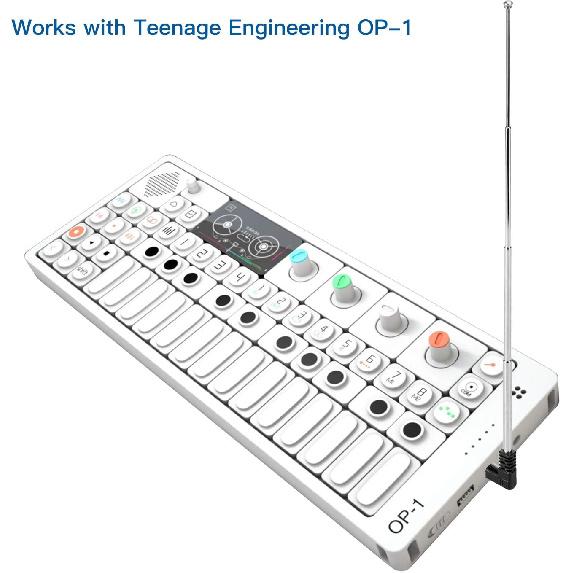 ENUODA 3.5mm FM Radio Antenna 4 Sections Telescoping Antenna 8.2cm/24.5cm,for Mobile Cell Phone,Teenage Engineering OP-1 and Other Electronics