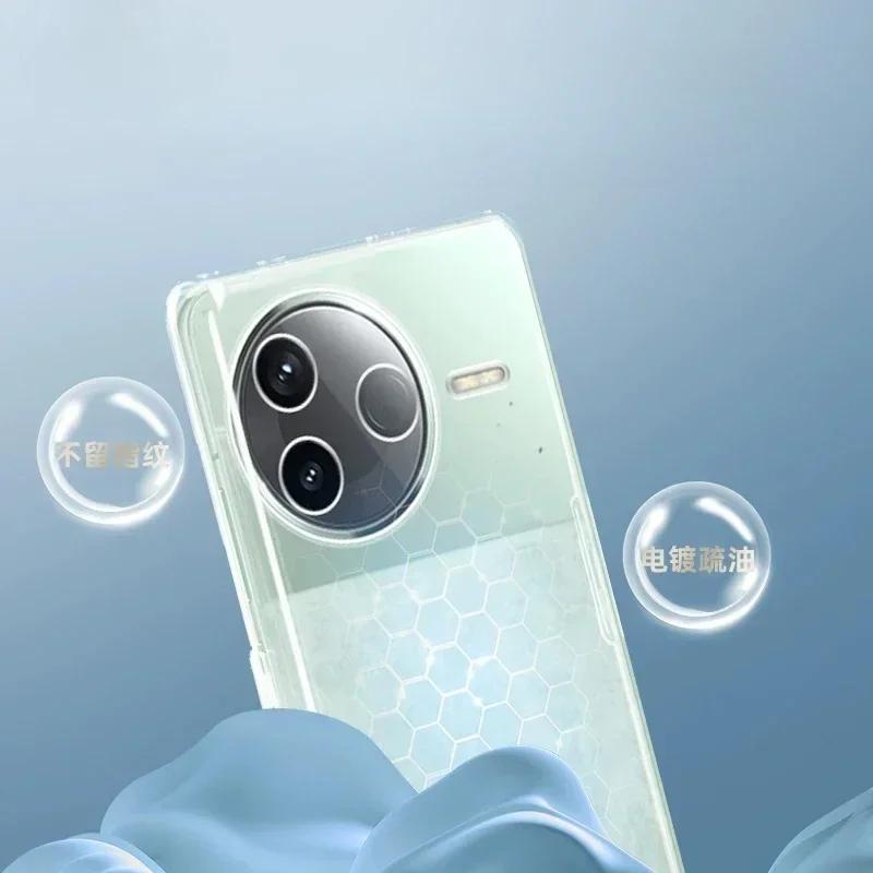 Für POCO F7 Ultradünne, klare, weiche TPU-Telefonhüllen für POCO F7 Pro Pro Transparente Ultra-Silikon-Rückseite