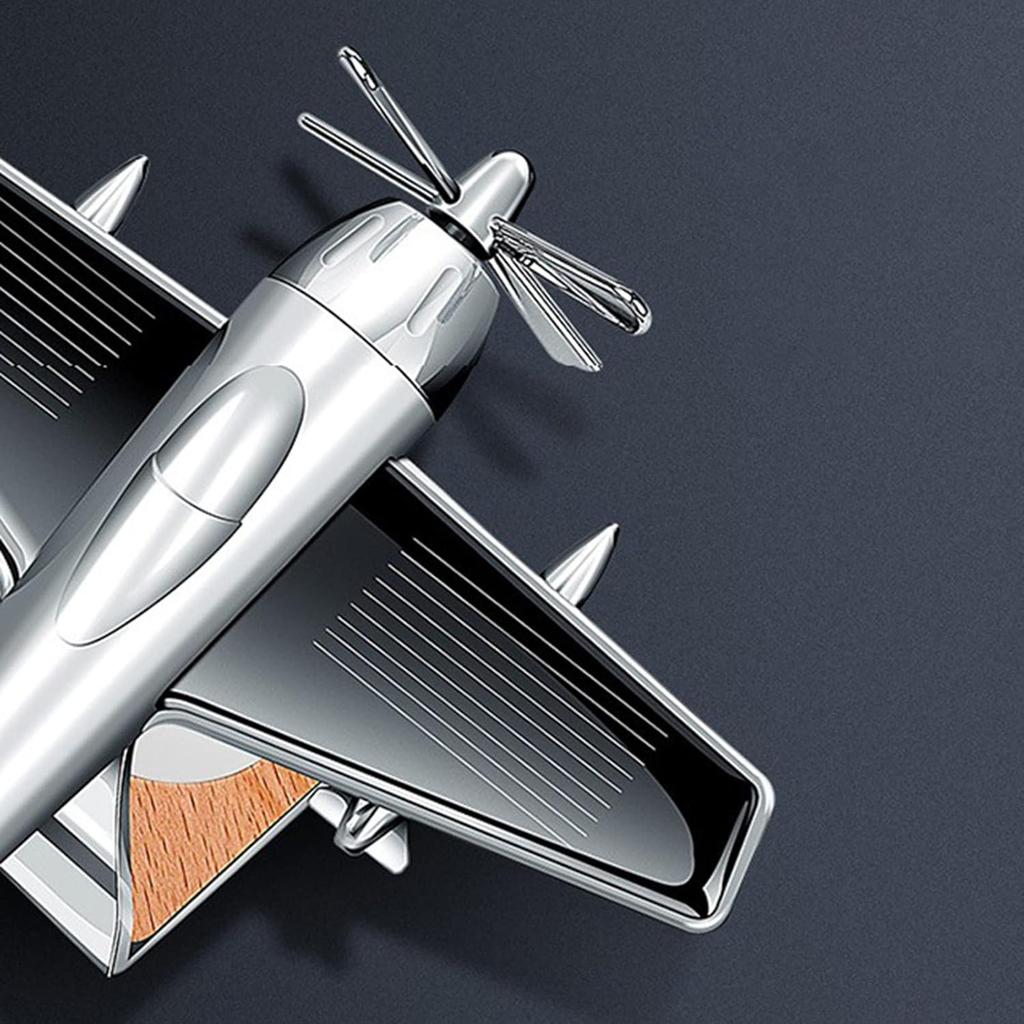 Solar Cessna Aircraft With Unique Fragrance Car Air Fresheners Ornaments Solar Energy Rotate Helicopter Aromatherapy Decor for Car Office Home