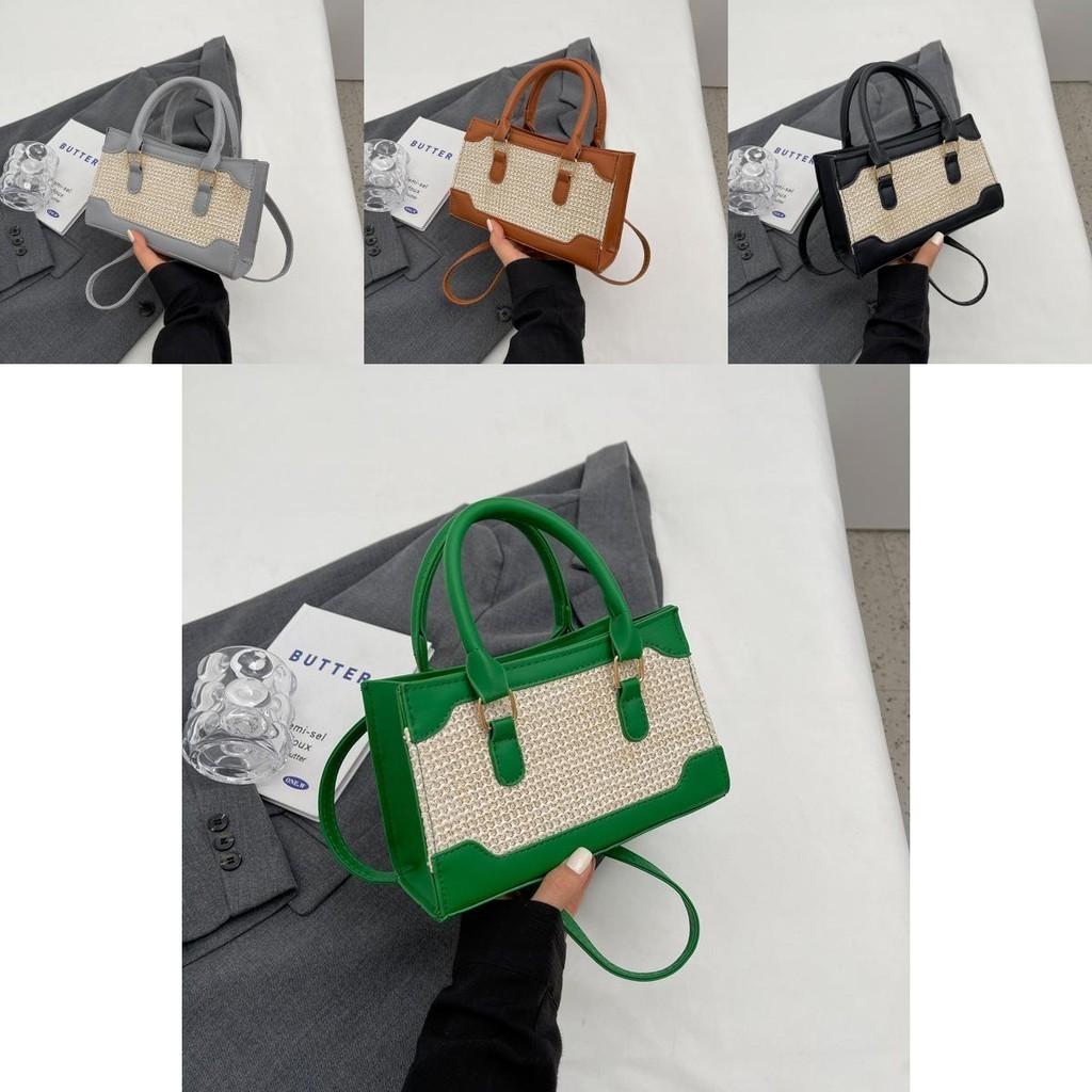 Elegant Urban Chic Cotton Linen Tote Bag 2023 Summer Fashionable Handbag