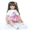 Adorable 24-inch Reborn Baby Doll With Soft Vinyl Silicone Features For Kids