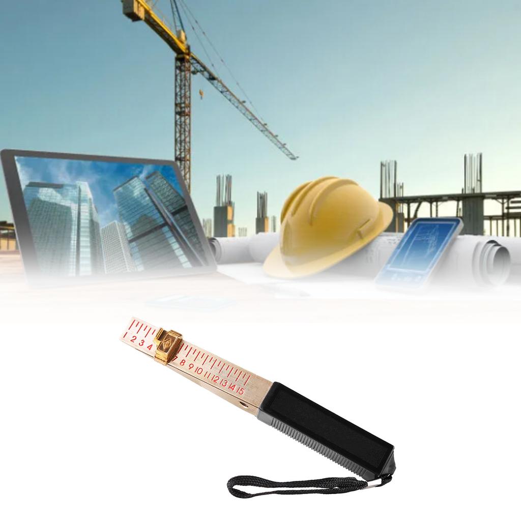 Vernier Feeler Gauge Feeler Gauge Wedge shaped Vernier Feeler Gauge 1-15mm House Engineering Inspection Flatness Measuring