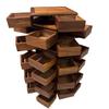 South American Walnut Rotating Puzzle Box for Tea Set & Jewelry Storage