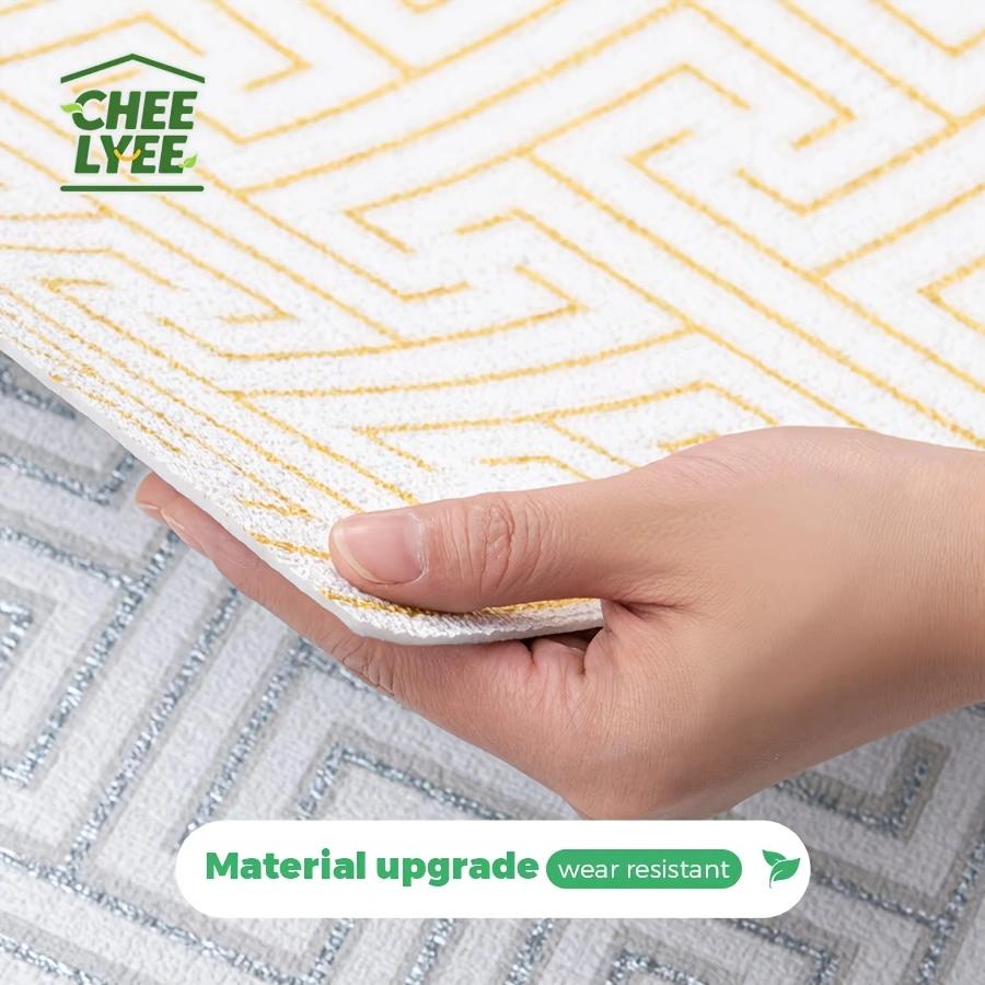 Selbstklebende Sxp Leinenrolle Hintergrundwand Dekoration Aufkleber 2 mm Verdickt Selbstklebende Schaumstoff-Wandaufkleber Einfach zu Renovieren