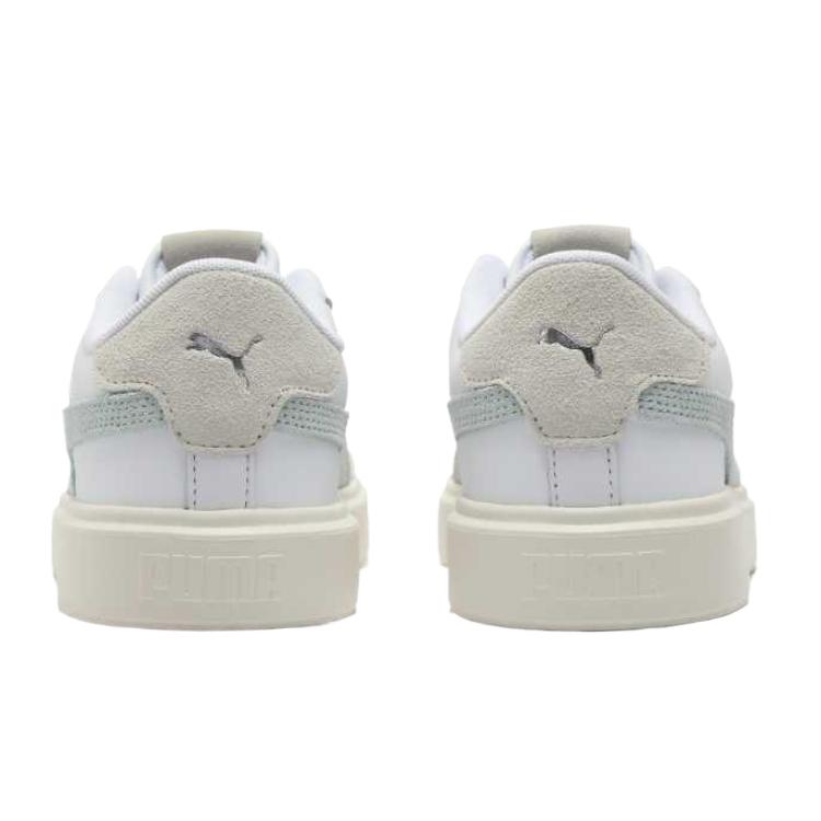 Puma Synthetisches Leder Bequeme Low-Top-Sneaker Damen-Sneaker Grau 397734-07