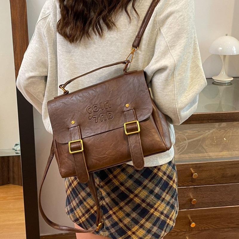 

Niche Autumn and Winter Academy Backpack Women s New Postman High Value Handbag Commuter Backpack