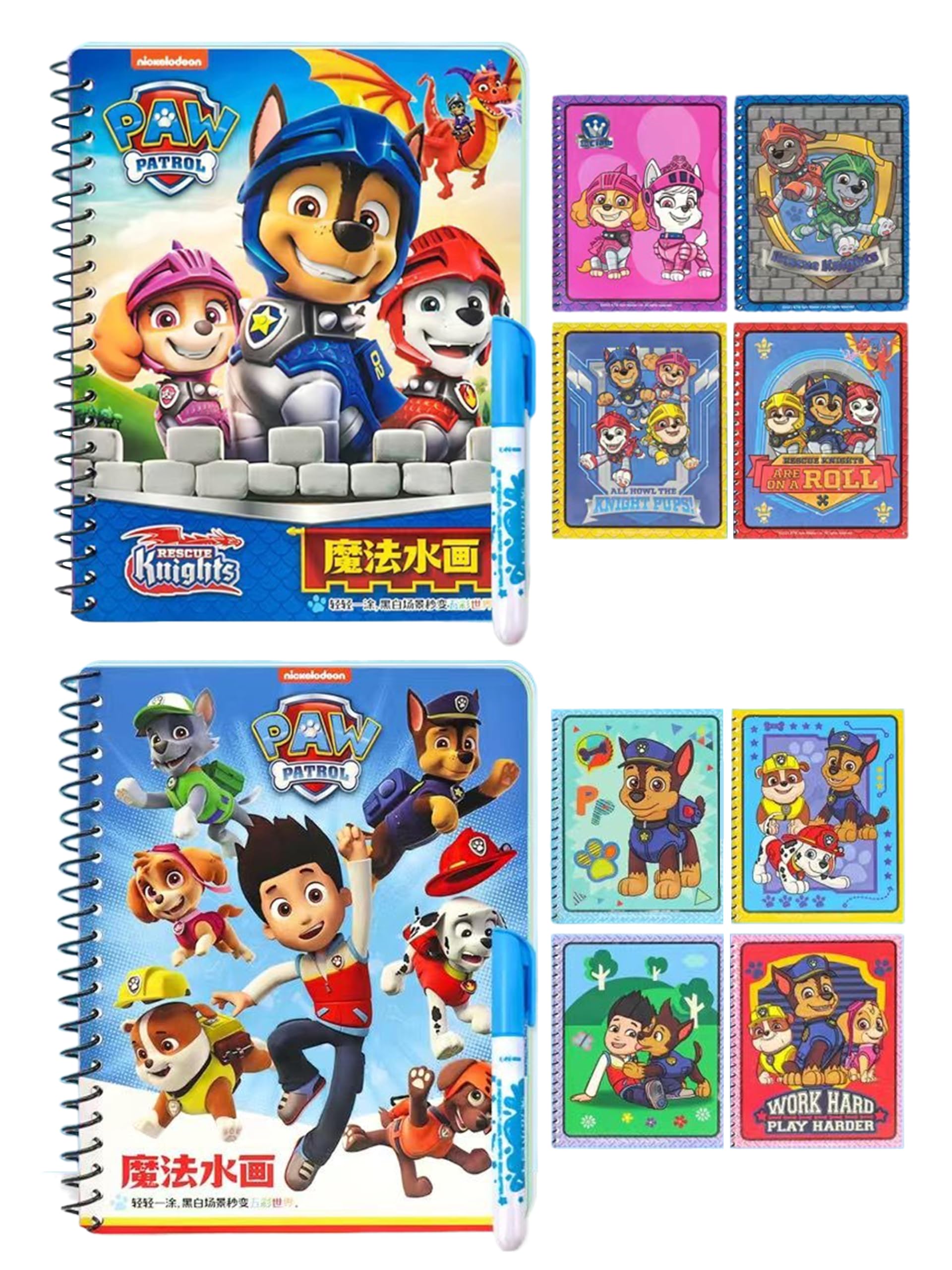 

AAGWW Water Coloring Toys for Draw with Just Anime Drawing Toddler Gift for Holidays and Birthdays 001 and Books, Kids, 2-Piece Set, Water, Reusable,