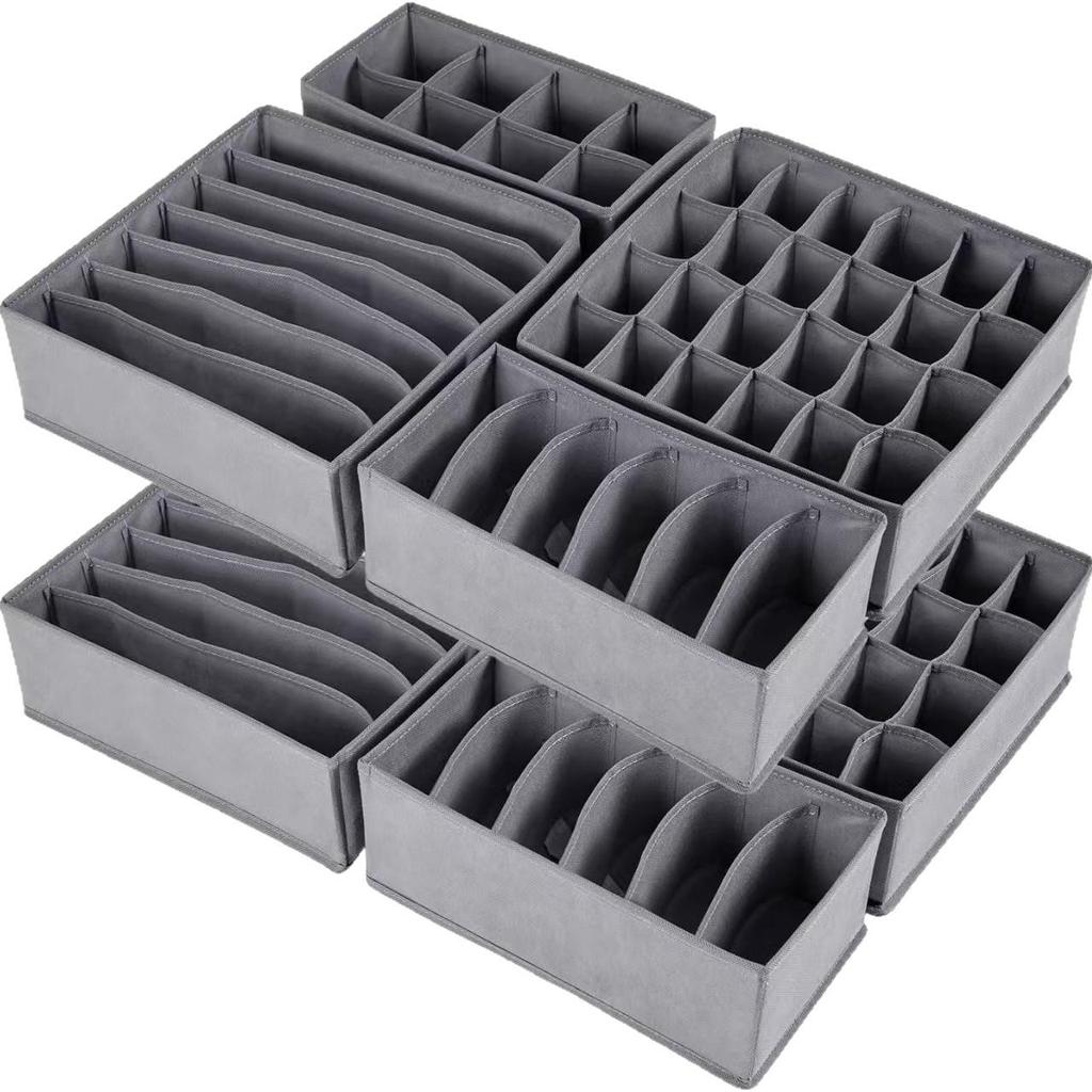 Cross-border Non-woven Underwear Organizer Set: 4-Piece Storage for Bras, Socks, Underwear