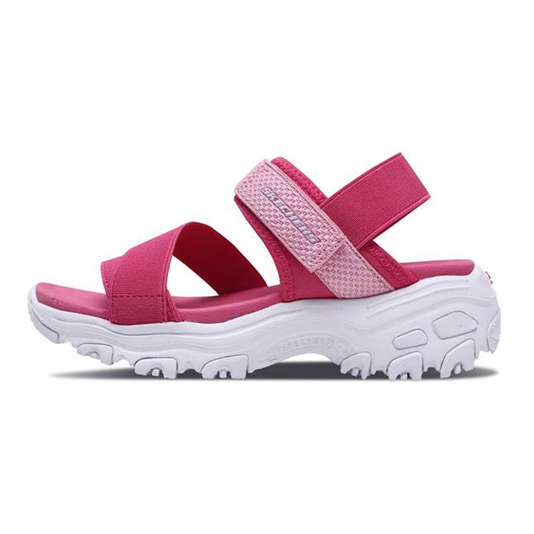 Skechers Серия DLites Удобные Универсальные Детские Сандалии Детские сандалии Розовые 996335L-HPK 27.5
