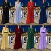 2025 Women's Fashion Sequin V-neck Elegant Slimming Wide-leg Long-sleeve Shirt
