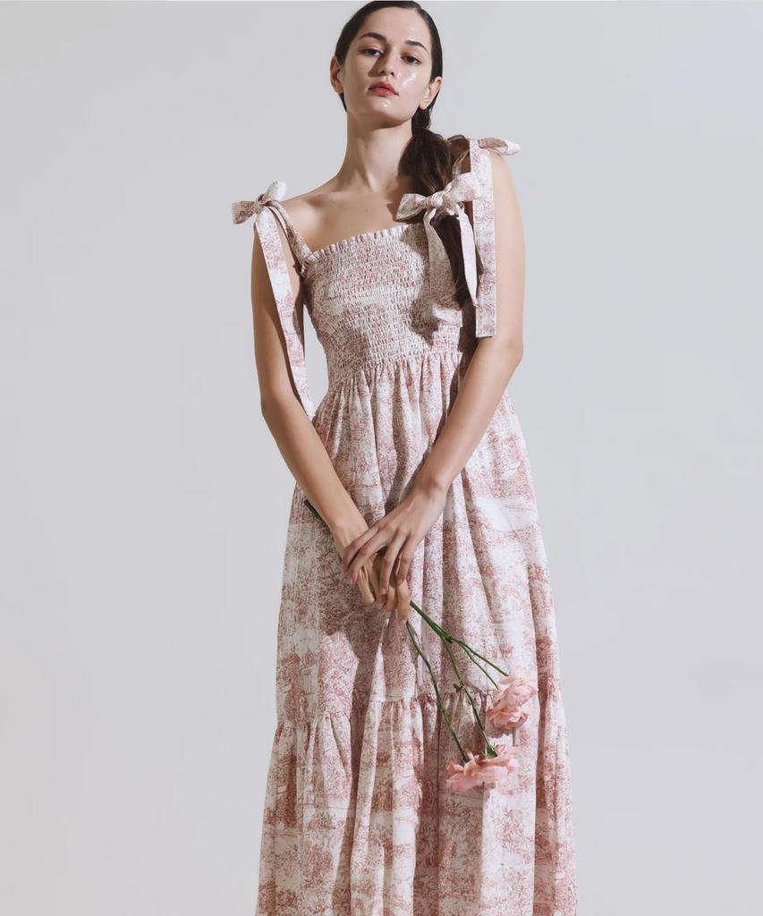 Nattingpicheubeos Minji Sleeveless Dress Baby Pink