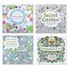 Colouring Adult Kids Book Therapy Stress Relieving Garden Modern Arts Pattern