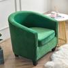 Velvet Club Sofa Cover Elastic Armchair Cover Sofa Slipcovers Living Room Single Seater Tub Couch Cover With Seat Cushion Covers