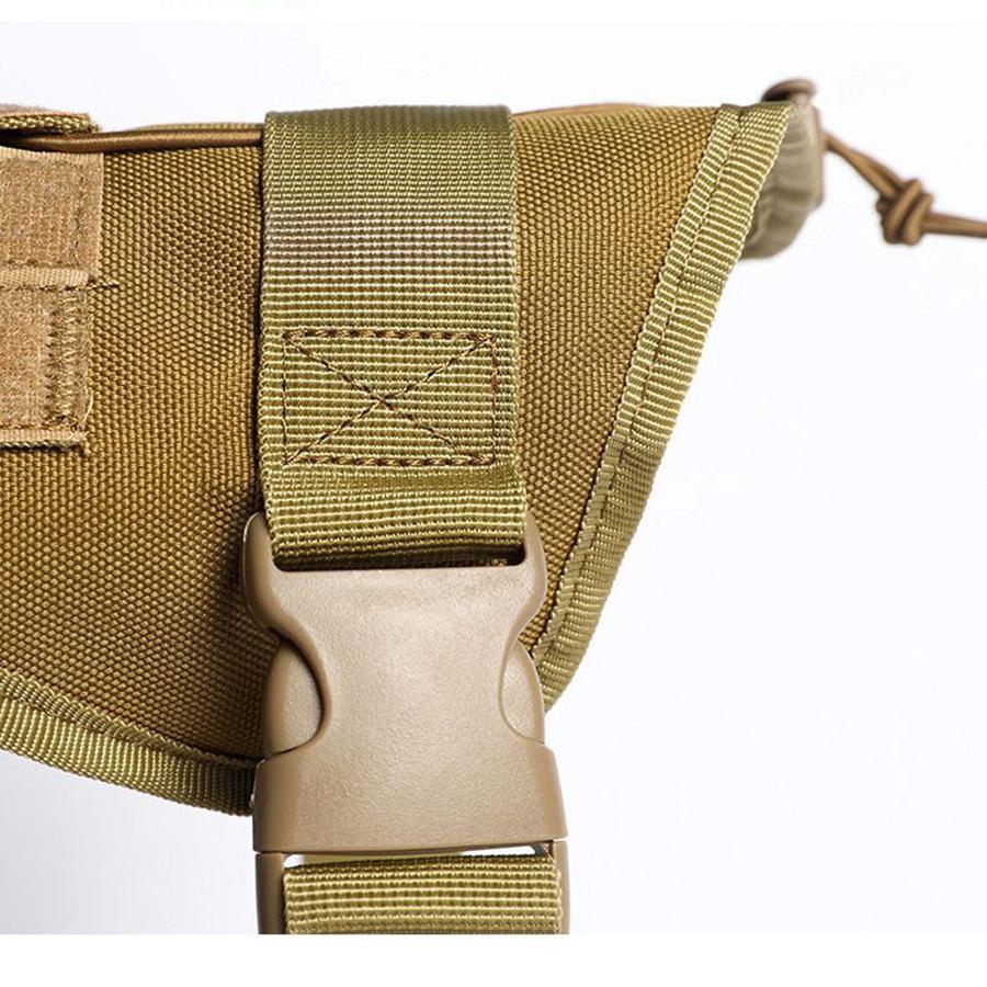 K9 Dog Training Harness Leash Military Tactical Dogs Harnesses Working Dog Vest Pet Bungee Leash For German Shepherd Bulldog