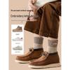 Men's Winter Warm Wool Blend Mid-Calf Socks (4 Pairs)