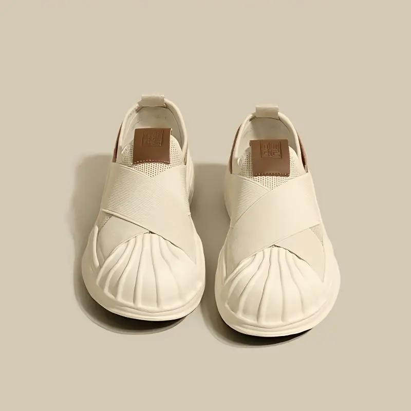 

Модная женская обувь Off White Black для женщин, сетчатая дышащая, слипоны, новинка 2024 года, для повседневной носки, стильная, кэжуал, с А 35