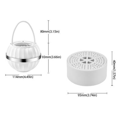 PP Material Portable Plastic Bathtub Water Filter Splash-proof Design Efficient Filter Hanging Tub Faucet Filter