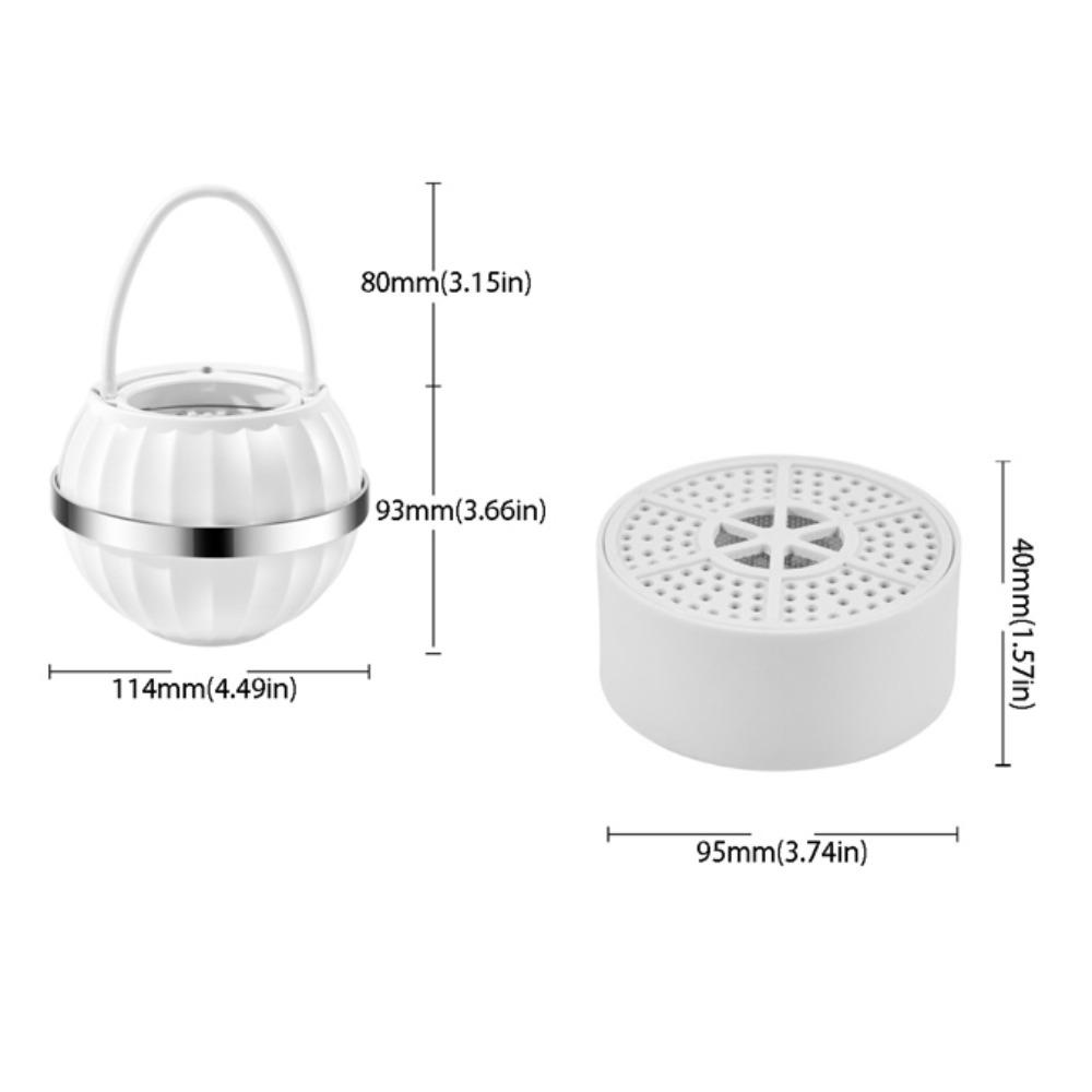 PP Material Portable Plastic Bathtub Water Filter Splash-proof Design Efficient Filter Hanging Tub Faucet Filter