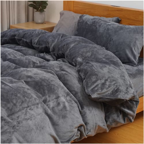 Plus 2.5C & Premium Touch" Warm Duvet Cover, Single Size, Winter, Thick, Fluffy, Heat-Storing, Insulated, No Blanket Needed, Duvet Cover, Two-Zipper