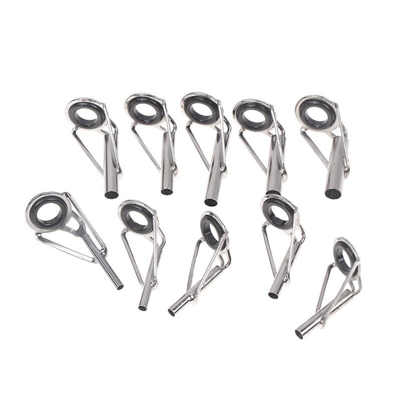 75Pcs/set Guides Eyelet Repair Rod Building Kit Rod Replacement Fishing Rod Tip Repair Kit Fishing Rod Fishing Accessories
