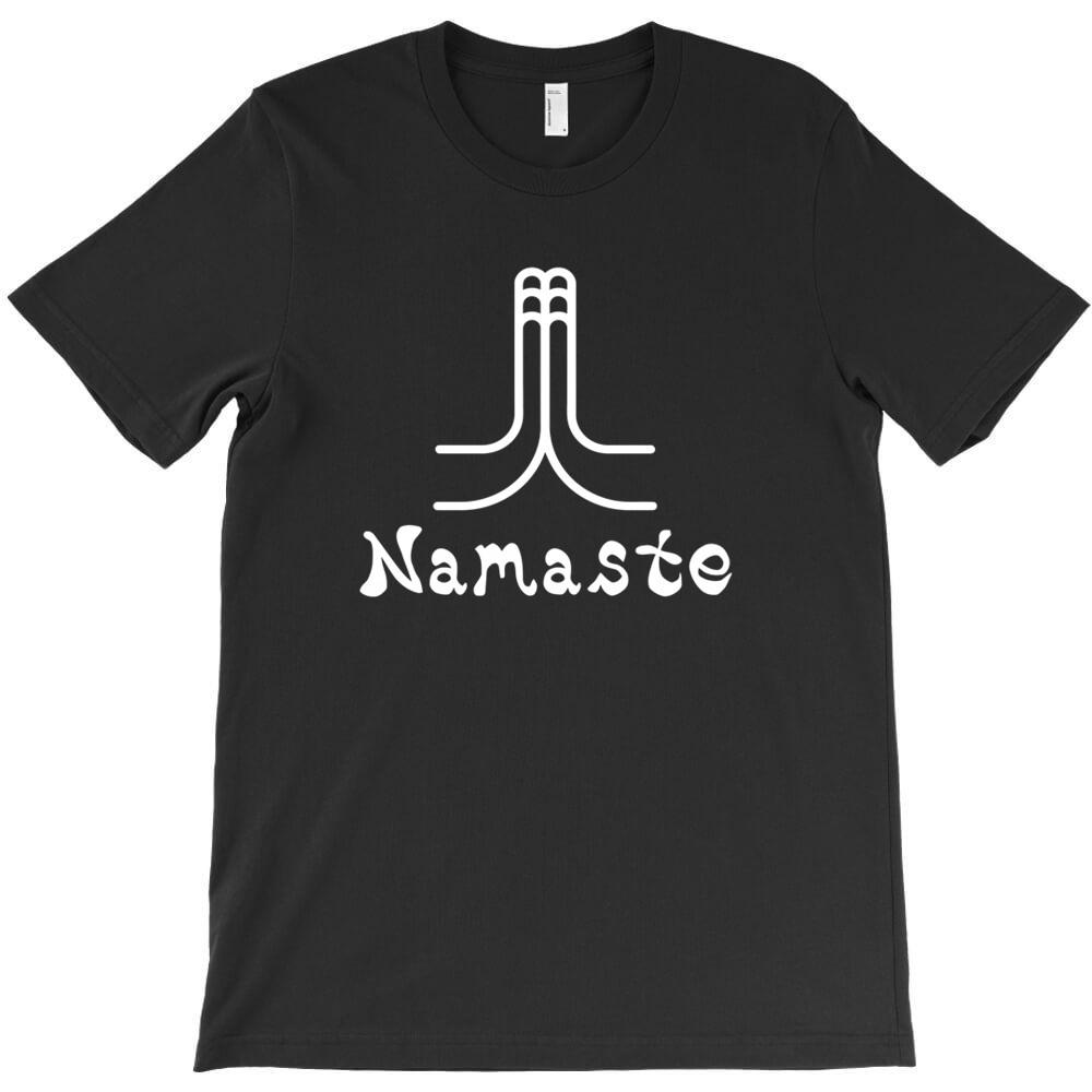 Namaste T-Shirt Druck Für Mann Kurzarm-T-Shirts Vor Baumwoll-Oberteile Kurzarm-T-Shirts Das