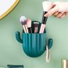 Suport pentru periuță de dinți montat pe perete Cactus Organizator pentru periuță de dinți electrică cu carlig, fără perforare, raft pentru depozitare pastă de dinți