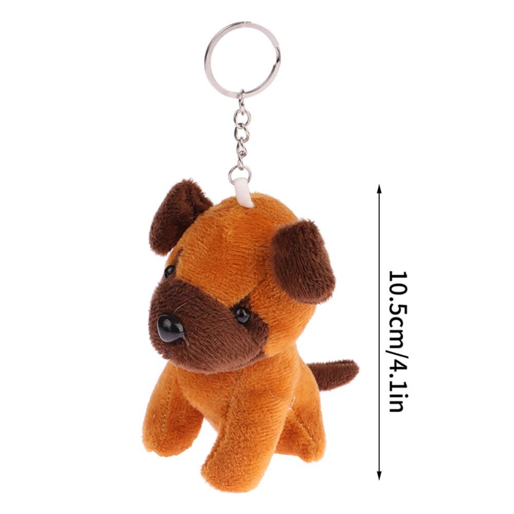 Cartoon Wolfhound Plush Toy Keychain Plush Doll Wolf Dog Stuffed Doll Key Ring  Kid Gifts