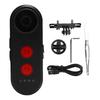 Bike Camera with Tail Light 1080P Rear View Water Proof for Mountain Road Electric Bikes Outdoor Cycling Riding