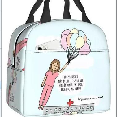 Portable Bento Bag Cartoon Thermal Insulation Bag Aluminum Foil Lunch Bag Student Bento Bag Thickened Thermal Insulation Lunch Box Bag
