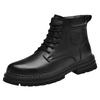 Autumn casual high-top men's shoes versatile round head Martin tooling boots trendy men's desert thick-soled men's boots