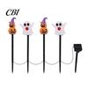 Solar Powered Path Lights Halloween Pumpkin Light, Ghost Garden Stake Waterproof Stakes LED Pathway Light for Yard Patio Lawn Decor Decorations
