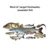 3 Pcs Realistic Swimming Bait Multi Joint Fish Lure Bait for Freshwater Saltwater Fish with 2 Treble Hooks