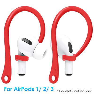 1 par de suporte de gancho de orelha de silicone esportivo anti-perda gancho de orelha para airpods pro fone de ouvido bluetooth