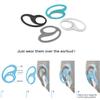2Pcs Ear Plug Anti-falling Soft Silicone Earphone Clip for Earbuds