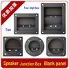 Speaker Accessory Terminal Block Panel: Wiring Clamp & Post Enclosure