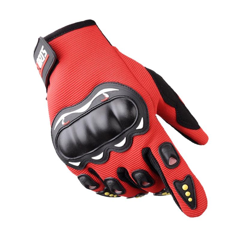 Motorcycle Gloves Men's and Women's Four-season Safety Protection Touch Screen Full-finger Gloves Sports Off-road Wear-resistant Riding Gloves