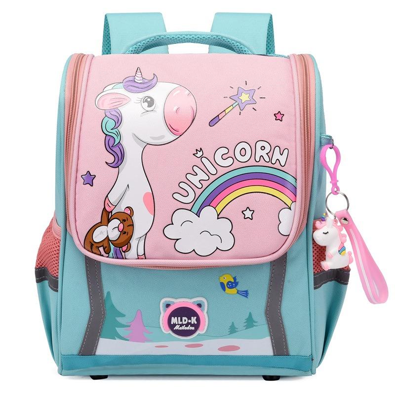 Children's Backpack  Schoolbag Elementary Astronaut  School Student Backpack Cute Cartoon Space Bag Unicorn Bag