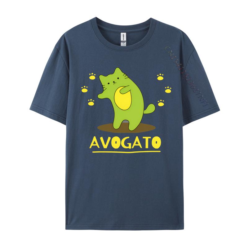 Avogato Cat Avocado Cute Funny Meow Tshirts Printed Tee Party Premium Cotton Tops Classic Tops Tees Cute Pet Tshirt
