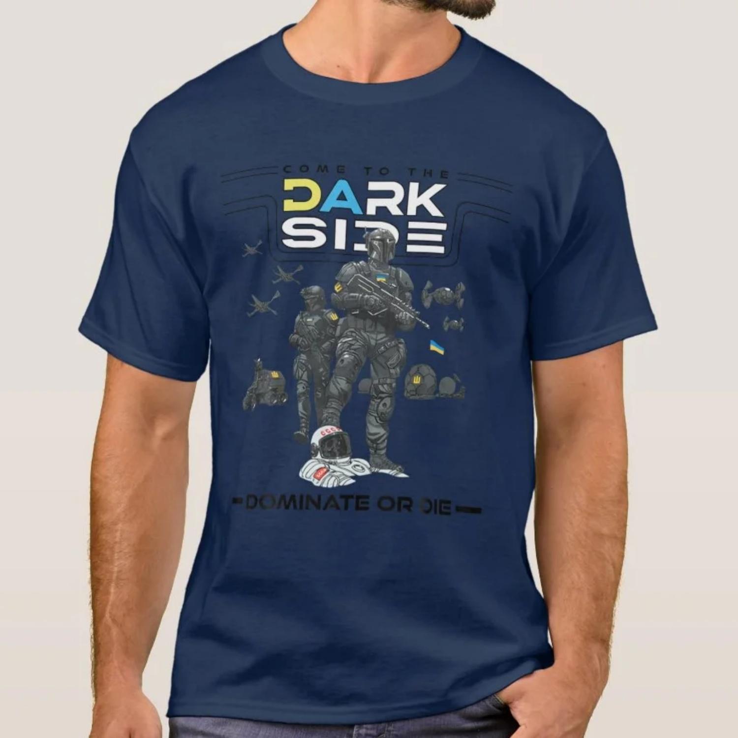 

Come To The Dark Side. Patriotic Bounty Hunter T Shirt S чёрный