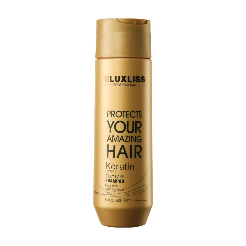 Șampon pentru îngrijire zilnică cu cheratină Luxliss 250 ML Ediție Gold