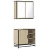 VidaXL Bathroom Furniture Set 2 Pcs Sonoma Oak 3300906